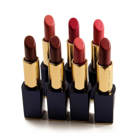 Estee Lauder Nude Reveal Naked Ambition Slowburn Hi Lustre Pure Color Envy Lipsticks Reviews