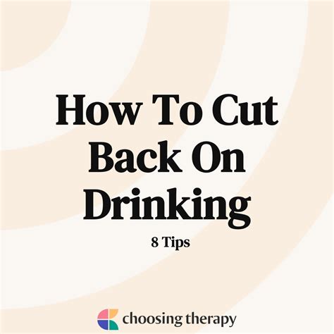 Cutting Back On Alcohol 8 Tips