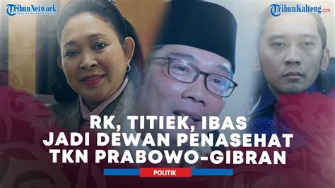 Ridwan Kamil Ibas Yudhoyono Hingga Titiek Soeharto Ditunjuk Jadi Dewan