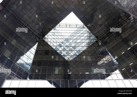 Detail Of One London Bridge Mirror Clad And Interesting Shaped