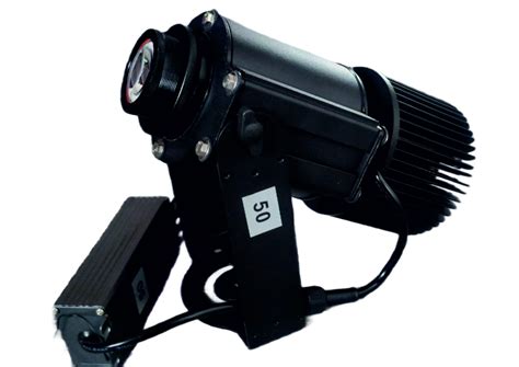 Уличный гобо проектор GoboPro X55. Описание гобо проектора. Замена слайда.