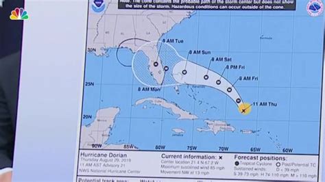 President Trump Appears To Show Doctored Hurricane Map Nbc 5 Dallas