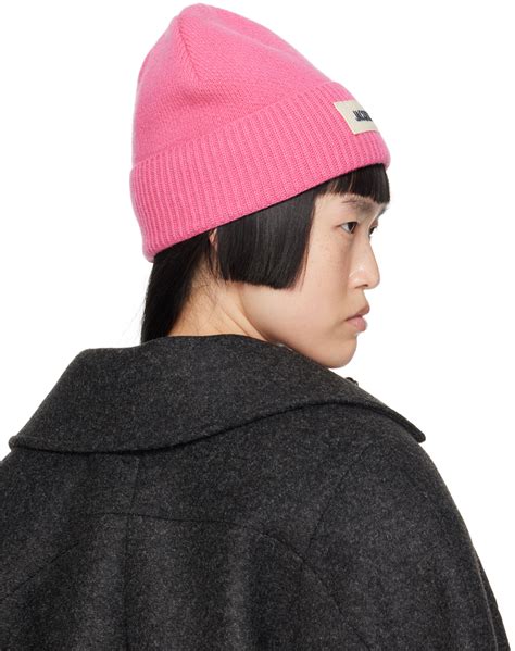 Jacquemus Pink Le Chouchou Le Bonnet Jacquemus Beanie Jacquemus