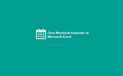 Cara Membuat Form Kalender Di Excel Hongkoong Riset