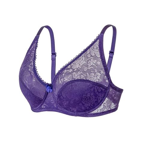 Ms Bra Lace Sheer Unlined Sexy Lingerie Underwired Brassiere Women Underwear Bh Ebay