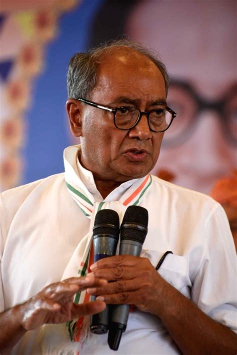 Digvijay Singh During Congress Workers Meeting