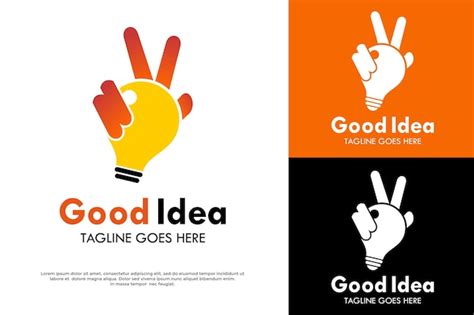 Premium Vector Good Idea Logo Design Template Illustrationsuitable