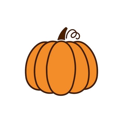 Premium Vector | Fall pimpkin clip art. Autumn pumpkin season decoration