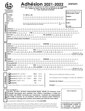 Fillable Online Enfant Fax Email Print Pdffiller