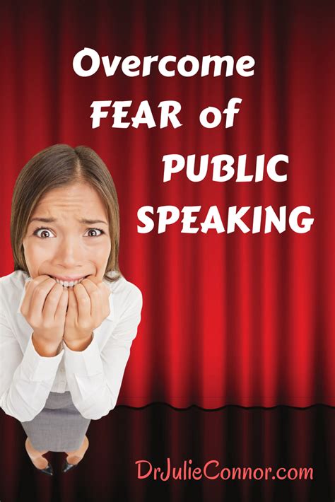 Quotes On Overcoming Fear Of Public Speaking Wall Leaflets