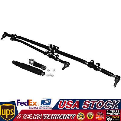 Front Steering Linkage Drag Link Tie Rod Kit For Dodge Ram