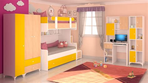 3D model kids room design scene - TurboSquid 1658033