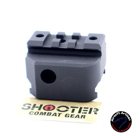 Airsoft Artisan M1913 Stock Adapter For Asg Evo Scorpion Black