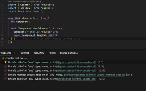 Jestjs Typescript ESLint Errors With Jest Functions Unsafe Call Of