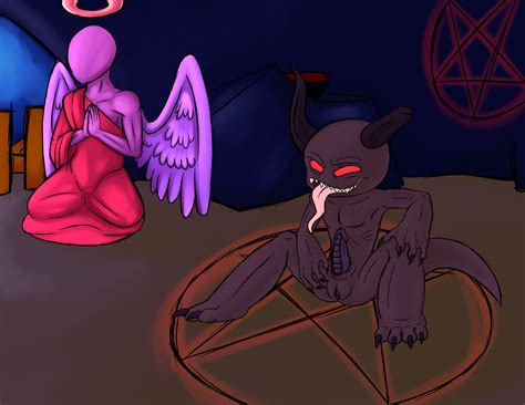 Rule 34 Adversary Angel Binding Demon Fantasy Gabriel Herm Intersex Isaac The Binding Of