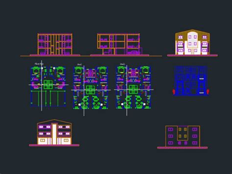 Vivienda En Autocad Descargar Cad Gratis Kb Bibliocad Hot Sex