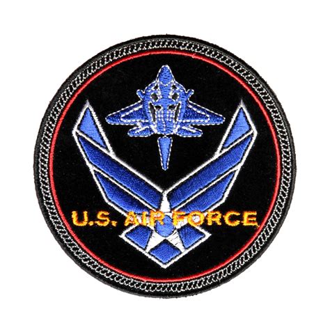 US Air Force Round Embroidered Patch – Patriotic Military Patches