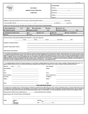 Fillable Online For City Use Only City Of Newport Application For Work