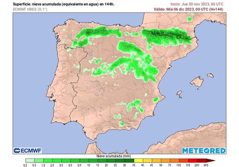 Previsión de nieve para el puente de diciembre dónde nevará más y qué