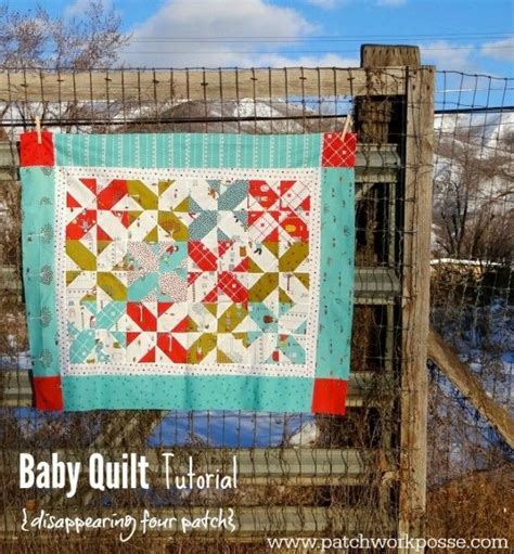 Baby Quilt Tutorial Disappearing Patch Baby Quilt Tutorials Baby