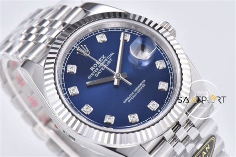 Rolex Mm Datejust Ta L Mavi Kadran L Clean Factory