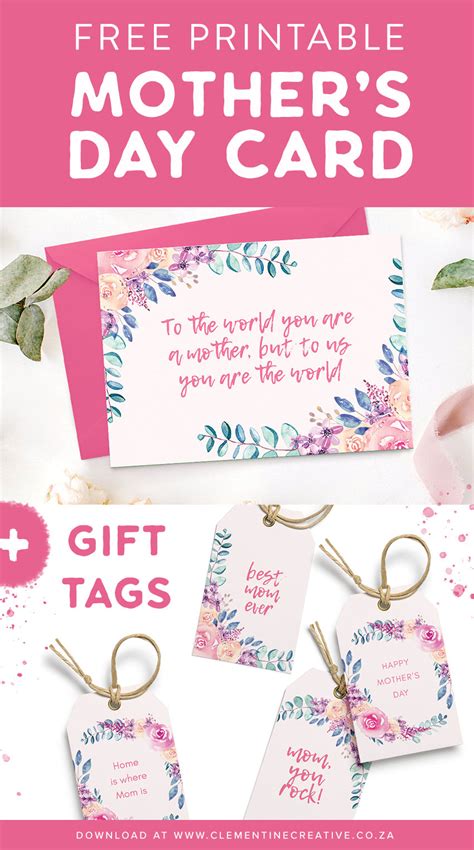 Mothers Day Gift Tags Free Printable