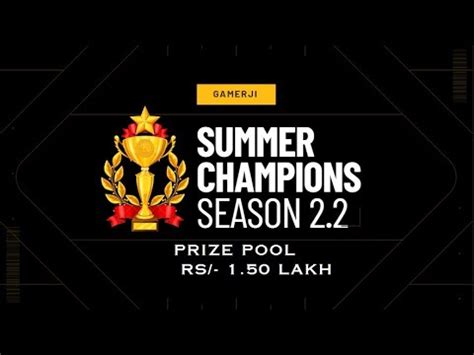 Lakh On The Line In Gamerji S Summer Championship Squad Free Fire