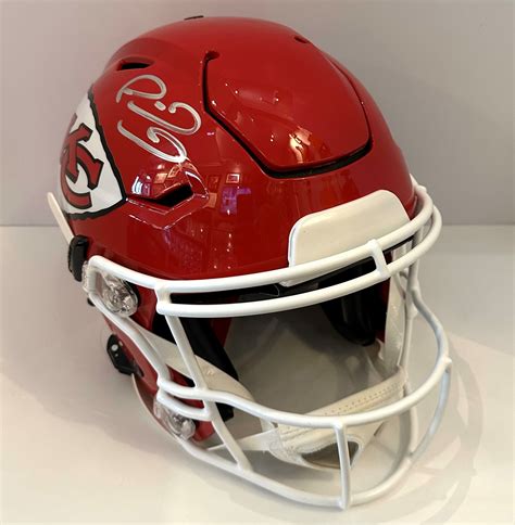 Patrick Mahomes Autographed Kansas City Chiefs Proline Speedflex Helmet ...