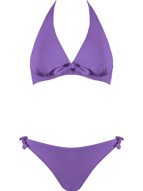 Famous Shoes Set Bikini Τριγωνάκι Ψηλόμεσο Μωβ CP20284P PURPLE Skroutz gr