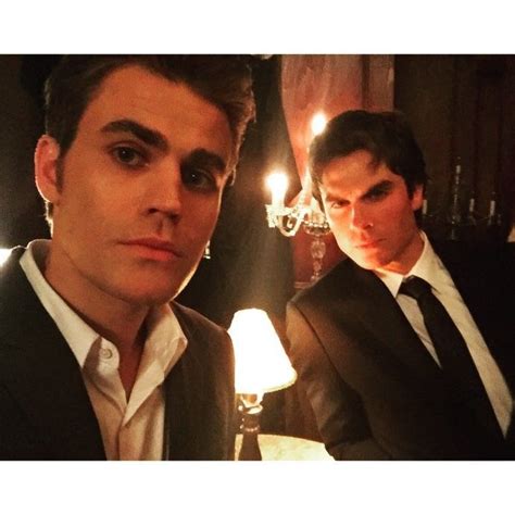 Paul Wesley And Ian Somerhalder Stefan Salvatore And Damon Salvatore