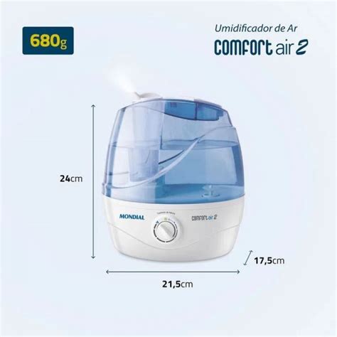 TUPI S A HUMIDIFICADOR MONDIAL COMFORT AIR 2 2 2 LITROS