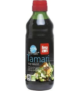 SOS SOJOWY TAMARI 25 MNIEJ SOLI BEZGLUTENOWY BIO 500 Ml LIMA