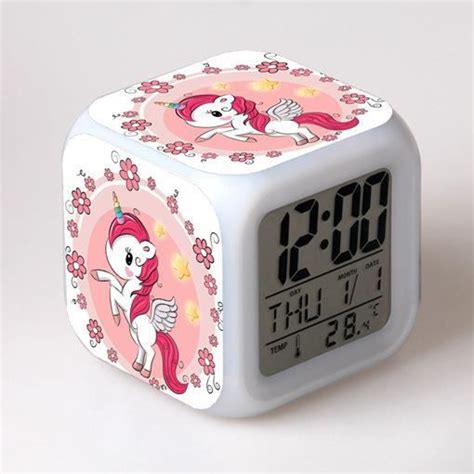 R Veil Enfants Zhmao R Veil Num Rique Licorne Pour Les Filles Horloge