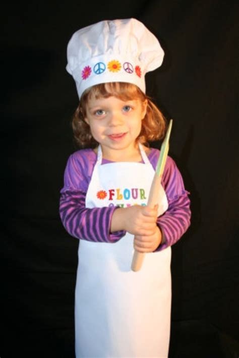 Flour Child Chef Apron And Hat Set Etsy