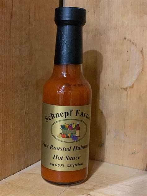 Fire Roasted Habanero Hot Sauce Schnepf Bakery