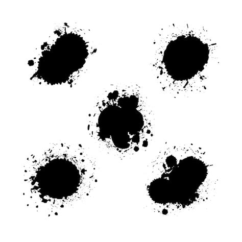 Premium Vector Hand Drawn Ink Splash Element