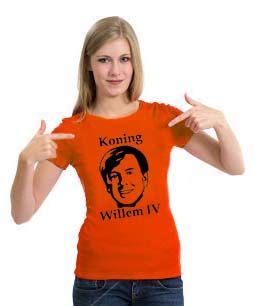 Oranje Koningsdag T Shirt Voor De Dames Laat Zien Dat Je Voor Oranje