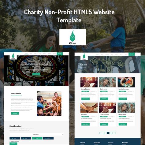 Charity Non-Profit HTML5 Website Template - TemplateMonster