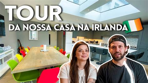 TOUR DA NOSSA CASA EM DUBLIN Quanto Pagamos Quantas Pessoas