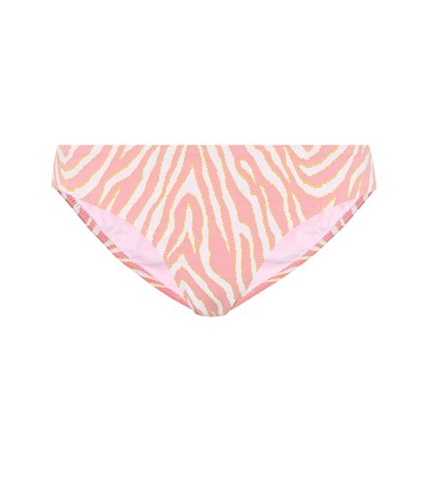 Cape Town Zebra Print Bikini Bottoms In Pink Heidi Klein Mytheresa