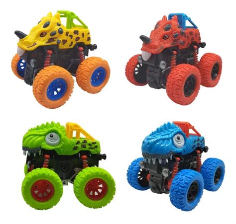 Carrinho Brinquedo Monster Truck Dino X Fric O Gira