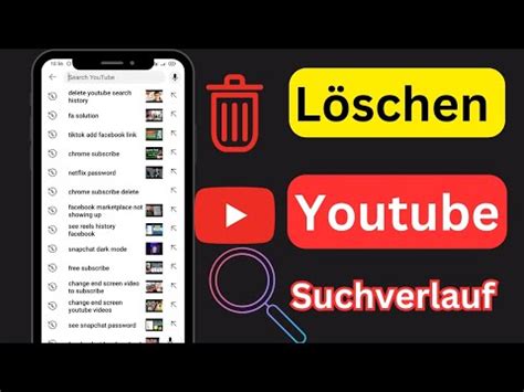 So L Schen Sie Den Youtube Suchverlauf Im Jahr Youtube