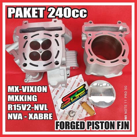 Jual PAKET BLOK HEAD MX VIXION 240CC Shopee Indonesia