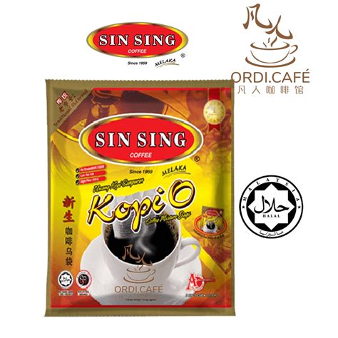 Sin Sing Kopi O Kosong 20 S X 10g Shopee Malaysia