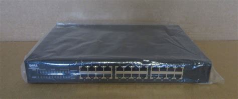 New Dell Powerconnect 2224 24x 10 100 Fast Ethernet Rj 45 Network Switch Xj146