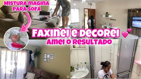 Faxinando E Decorando A Sala Mistura Caseira Para Limpar O Sof