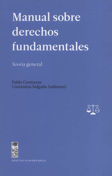 Manual Sobre Derechos Fundamentales Teoría General Comprar En