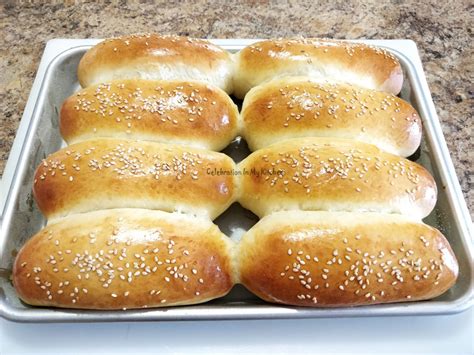 Hot Dog Buns | Easy Homemade Hot Dog Buns - Celebration In My Kitchen ...