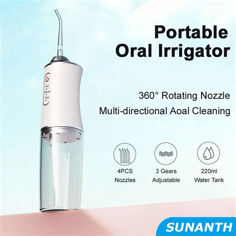 Irrigador Oral Port Til Inal Mbrico Con Boquillas M Quina De Lavado