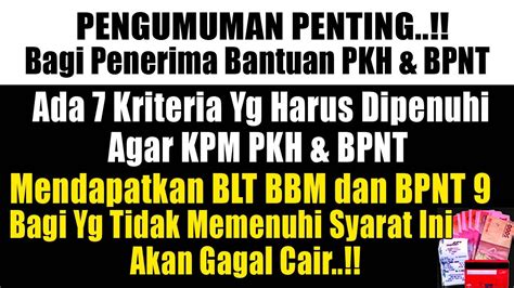 Kpm Pkh Bpnt Cair Bpnt Blt Bbm Pkh Tahap Kapan Cair Info Pkh